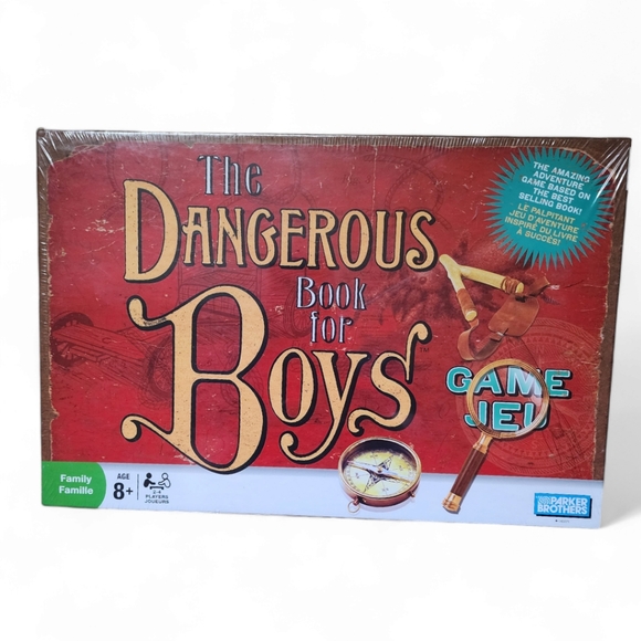 The Dangerous Book For Boys Board Game by Parker Brothers New - Picture 1 of 2